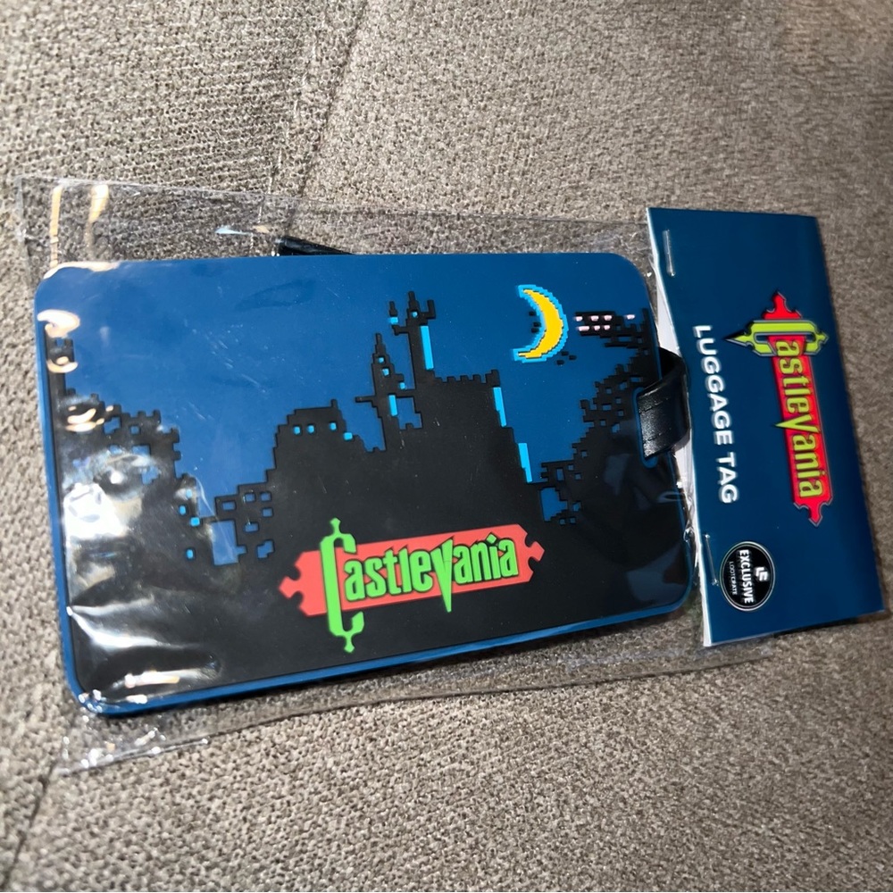 CastleVania Luggage Tag -Loot Crate Exclusive